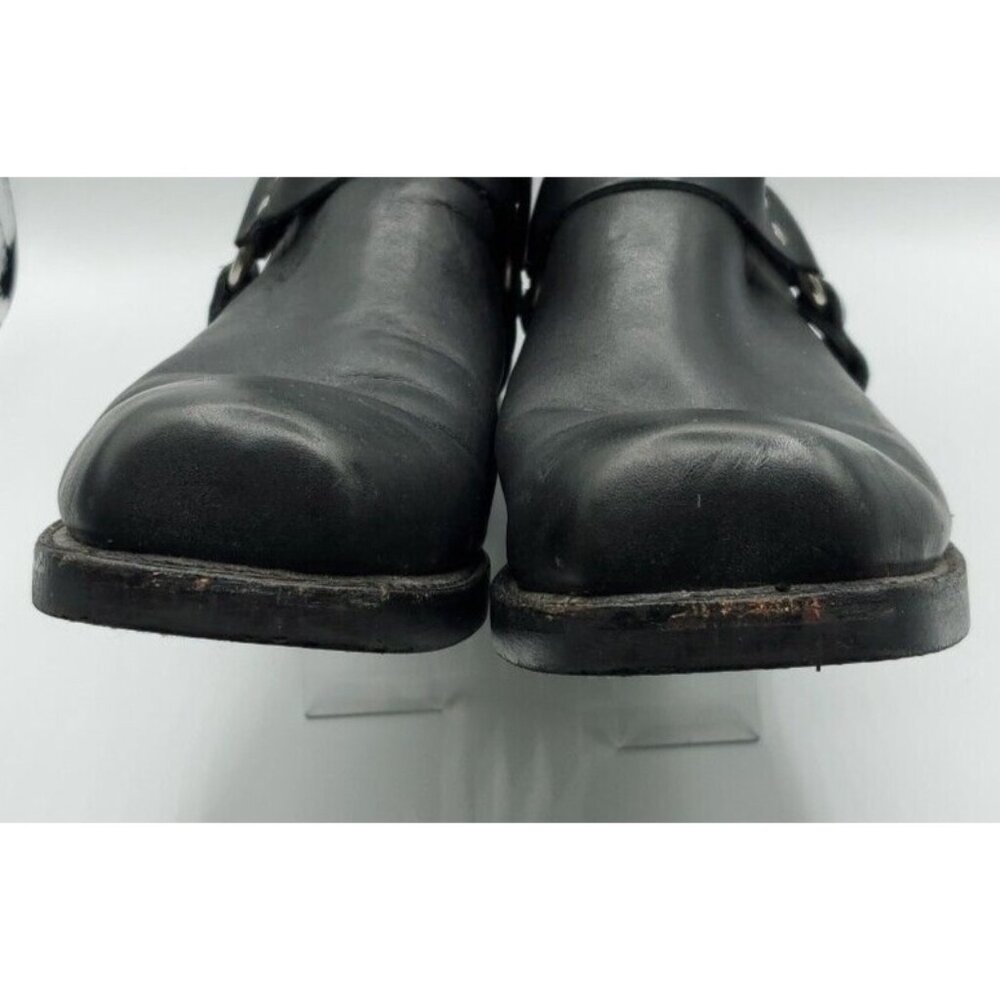 Frye Harness Motorcycle Boots Leather Black Moto Biker Mens Size 13 M 501084 700 - Picture 10 of 16